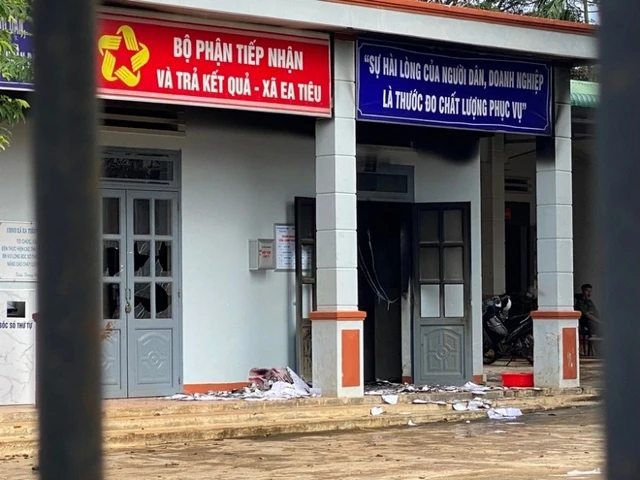 Hiện trường nơi xảy ra vụ việc. (Ảnh: Báo Công an nhân dân)