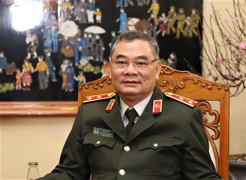 Người phát ngôn Bộ Công an Trung tướng Tô Ân Xô.