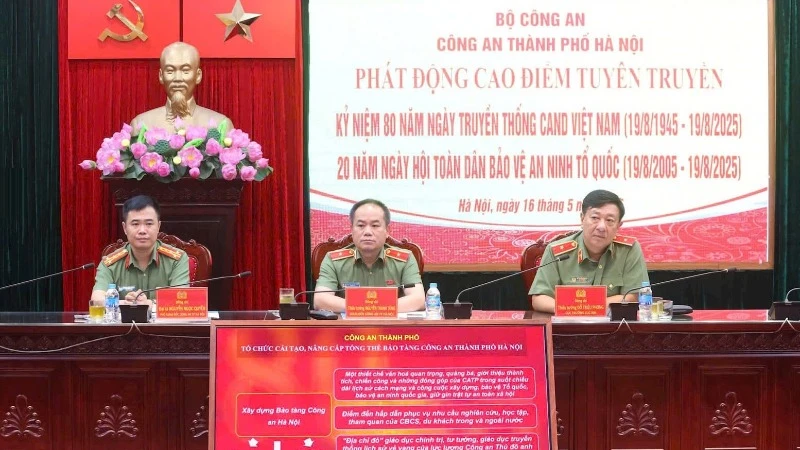 Phát động cao điểm tuyên truyền dịp 80 năm Ngày thành lập Công an nhân dân.