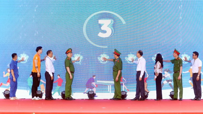 Nghi thức phát động Tháng hành động phòng, chống ma túy năm 2025.