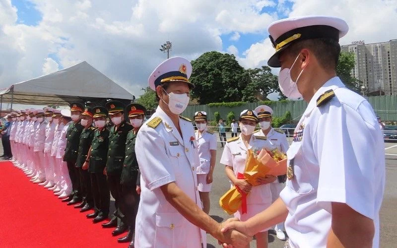 Nhóm tàu huấn luyện tuần tra trên biển của Hải quân Hàn Quốc sẽ thăm Thành phố Hồ Chí Minh đến ngày 17/9.