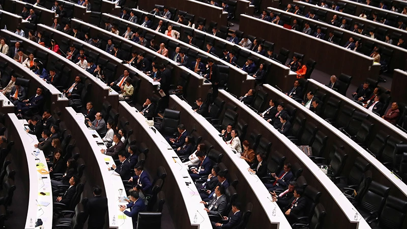 Phiên họp ngày 19/7/2023 của Quốc hội Thái Lan. Ảnh: Reuters