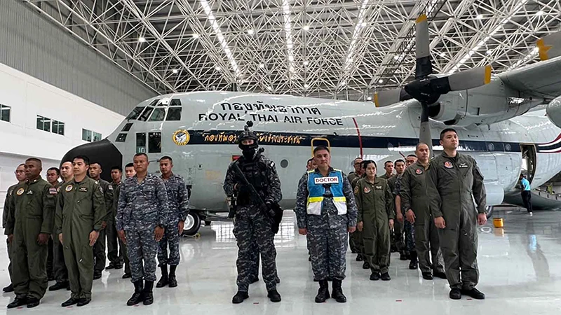 Không quân Hoàng gia Thái Lan đã chuẩn bị sẵn các biện pháp sơ tán công dân khỏi Israel. (Ảnh: Bangkok Post)
