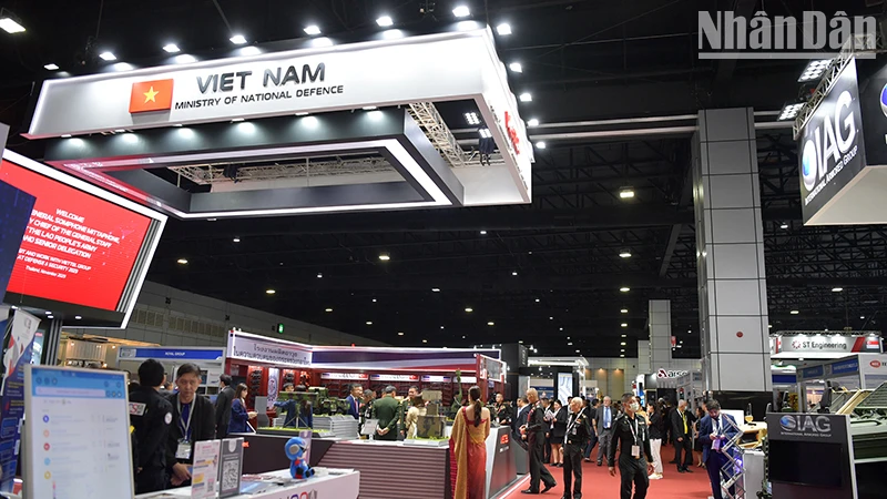 Gian hàng của Viettel tại triển lãm.