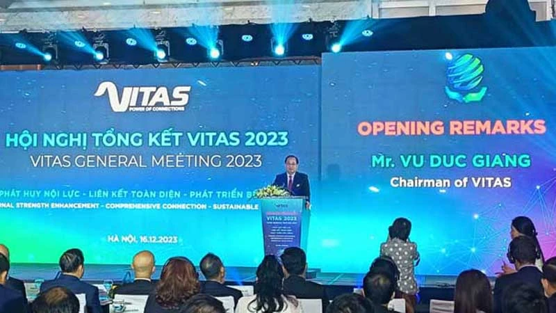 Chủ tịch Vitas Vũ Đức Giang phát biểu khai mạc hội nghị