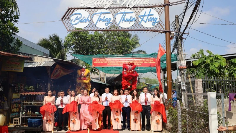 Quang cảnh buổi lễ.