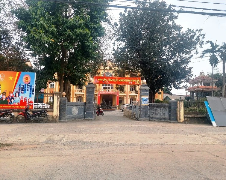 Khu vực trung tâm thị trấn Quý Lộc, huyện Yên Định, tỉnh Thanh Hóa.