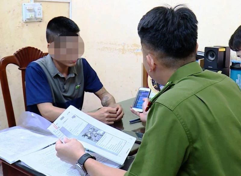 Công an triệu tập, làm việc với Hà Văn Hùng.
