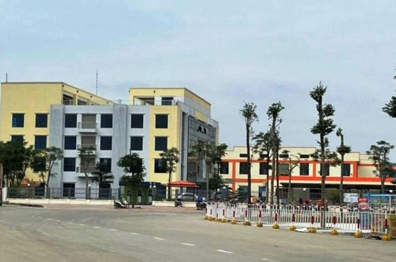 Công ty TNHH giầy Kim Việt ở huyện Nông Cống, tỉnh Thanh Hóa.