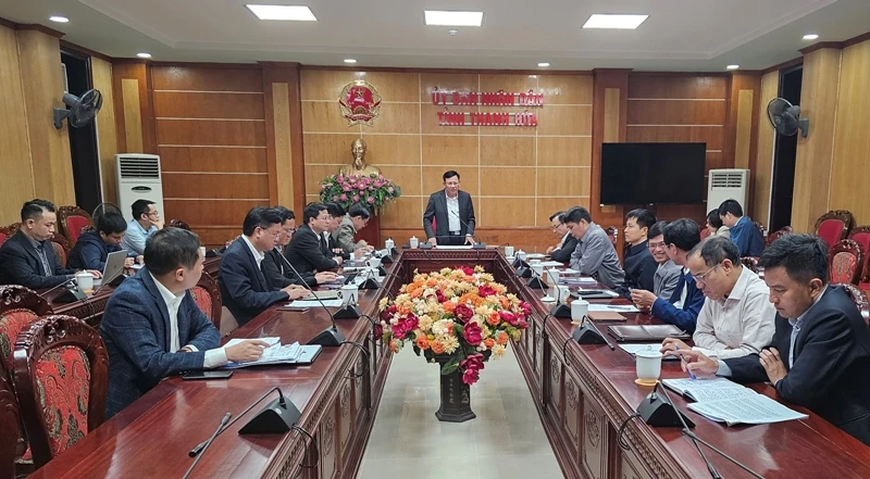Hội nghị rà soát tiến độ, tháo gỡ khó khăn, vướng mắc cho các dự án đầu tư vào Thanh Hóa.