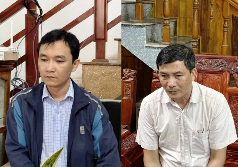Hai đối tượng bị khởi tố.