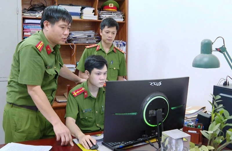 Công an điều tra, xác minh thủ đoạn lừa đảo qua mạng xã hội.