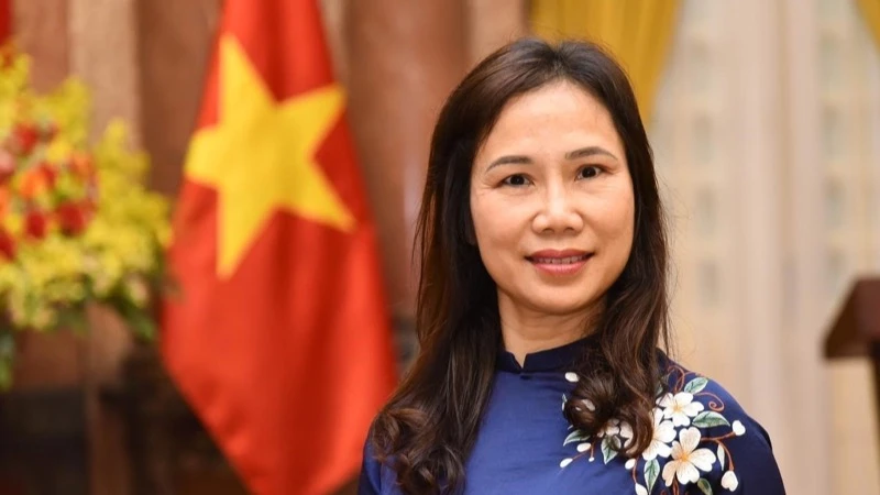 Đại sứ Việt Nam tại Sri Lanka Trịnh Thị Tâm. (Ảnh: Ngọc Thúy/PV TTXVN tại Nam Á)