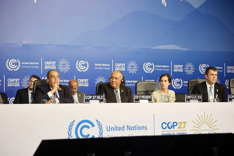 Hội nghị COP27 đang diễn ra tại Ai Cập.