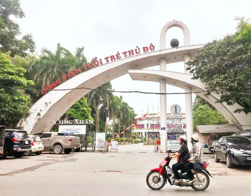 Công viên Tuổi trẻ Thủ đô.