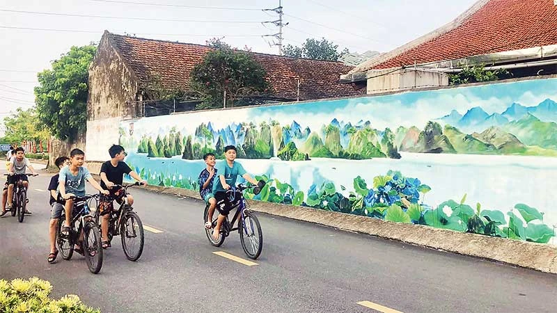 Còn vài năm nữa mới lên quận, nhưng huyện Hoài Đức cũng sớm chuẩn bị cho mô hình "làng trong phố".