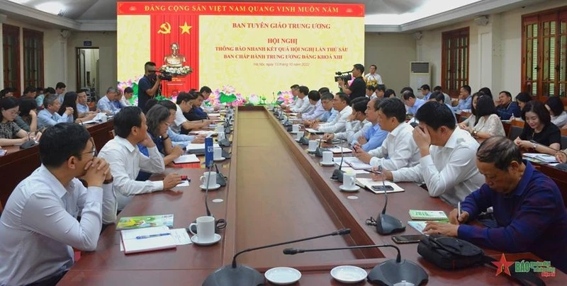 Quang cảnh Hội nghị. (Ảnh: Báo Quân đội nhân dân)