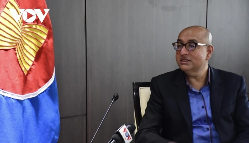 Phó Tổng Thư ký ASEAN phụ trách Cộng đồng Kinh tế Satvinder Singh. (Nguồn: VOV)