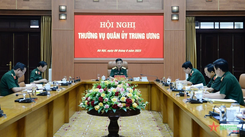 Quang cảnh hội nghị. (Ảnh: Báo Quân đội nhân dân)
