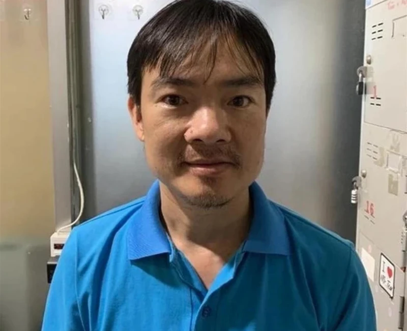 Bị can Hồ Đình Thái Hòa.