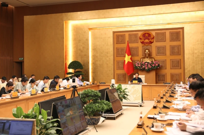 Quang cảnh cuộc họp. (Ảnh: VGP)