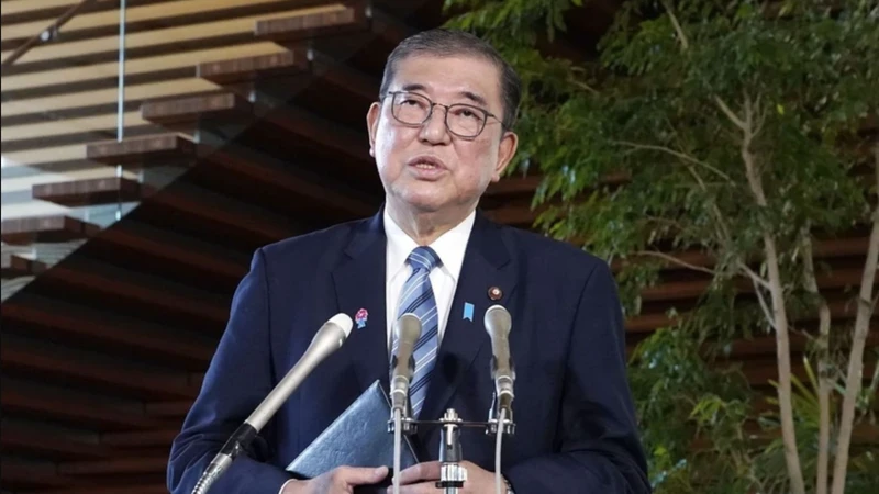 Thủ tướng Nhật Bản Shigeru Ishiba. (Ảnh: Kyodo/TTXVN)