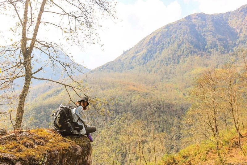 “Phiêu” giữa bức tranh thiên nhiên kỳ vĩ. | Credit: @lanchi199