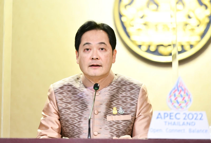 Người phát ngôn Chính phủ Thái Lan Anucha Burapachaisri.