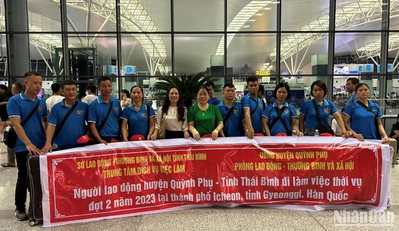 Các lao động làm việc thời vụ tại Hàn Quốc có mức thu nhập gần 40 triệu đồng/tháng.