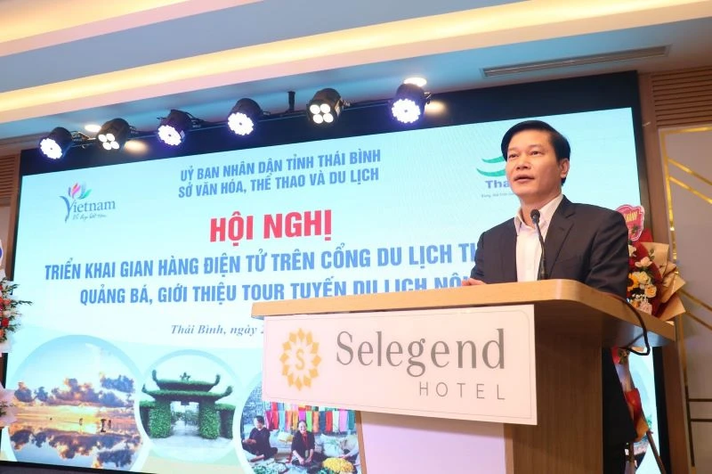 Việc khai trương các gian hàng điện tử trên Cổng thông tin Du lịch Thái Bình là bước tiến mới của địa phương để tiếp cận gần hơn với khách du lịch gần xa.