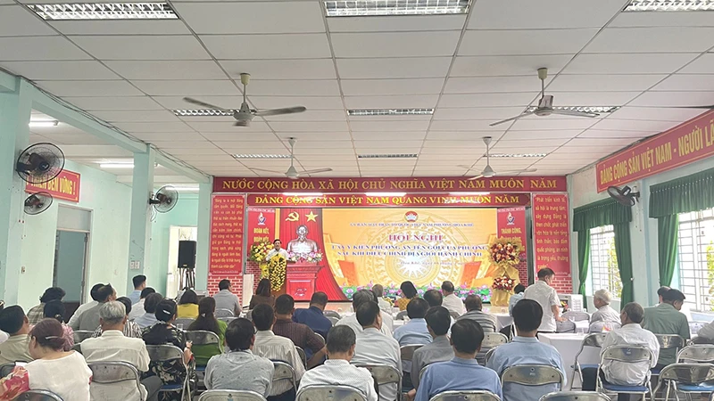 Phường Hòa Khê tổ chức hội nghị lấy ý kiến phương án tên gọi của phường sau khi điều chỉnh địa giới hành chính.