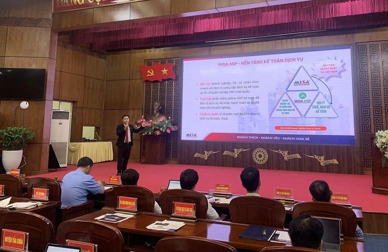 Doanh nghiệp Điện Biên được giới thiệu nền tảng số phục vụ quản lý, điều hành doanh nghiệp.