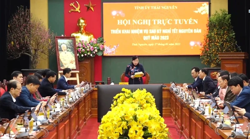 Lãnh đạo tỉnh Thái Nguyên chỉ đạo, các cấp, các ngành phải giải quyết công việc ngay từ những ngày đầu năm.