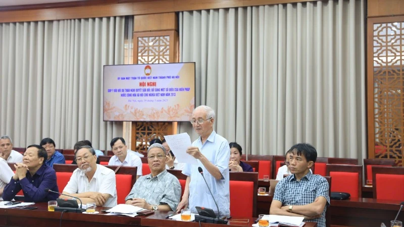 Tiến sĩ Đào Ngọc Nghiêm góp ý, cần sớm ban hành hướng dẫn để thực hiện tổ chức chính quyền 2 cấp.