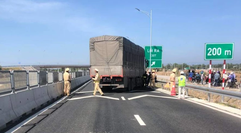 Hiện trường vụ việc.