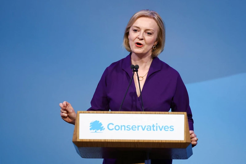 Bà Liz Truss phát biểu tại London, Anh ngày 5/9/2022. (Ảnh: Reuters) 