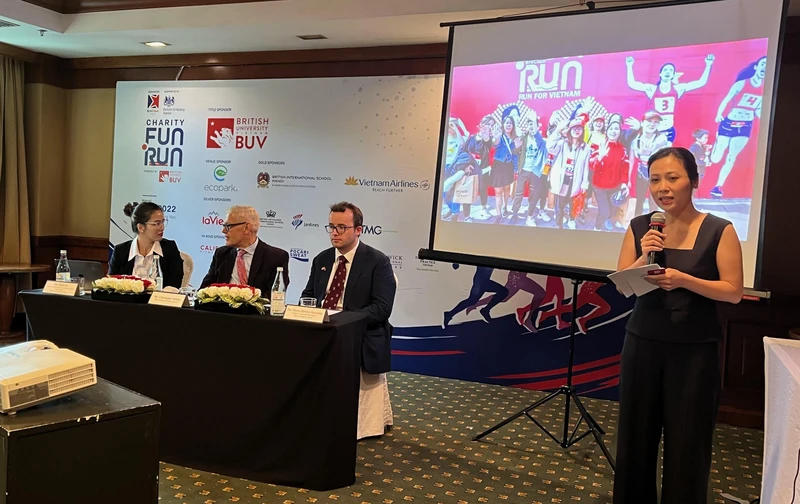BritCham họp báo thông tin về sự kiện chạy bộ gây quỹ.