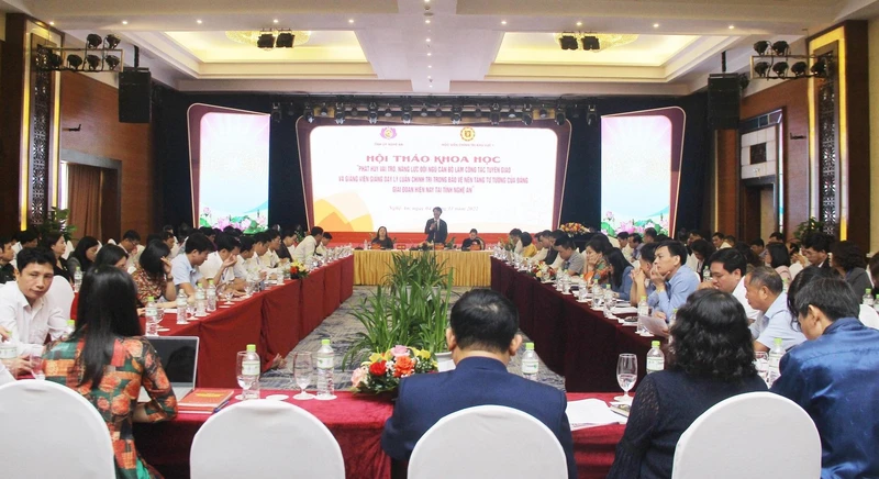 Quang cảnh Hội thảo. (Ảnh: MAI HOA)