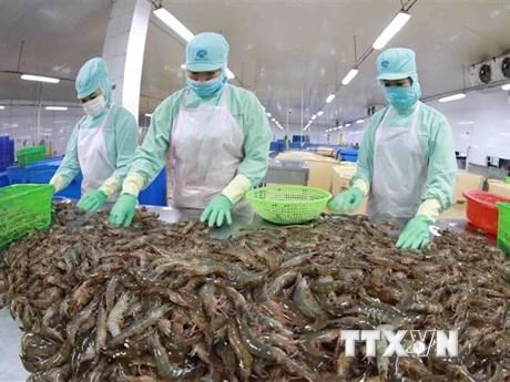 Sản phẩm thủy sản xuất khẩu.