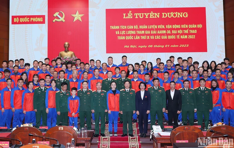 Tuyên dương lực lượng quân đội tham gia các giải thể thao