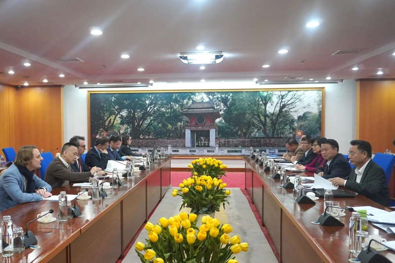 Quang cảnh phiên họp. (Ảnh: Đại sứ quán Đức tại Hà Nội)