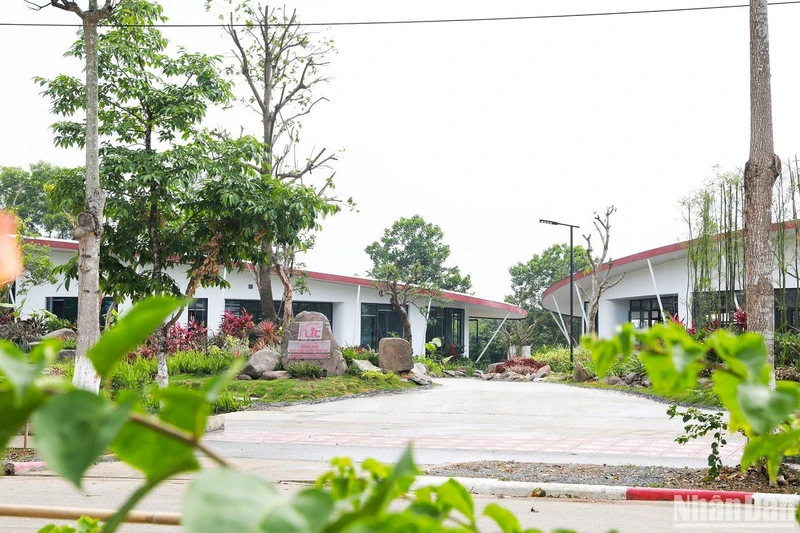 Trung tâm thư viện và tri thức số Đại học Quốc gia Hà Nội tại Hòa Lạc.