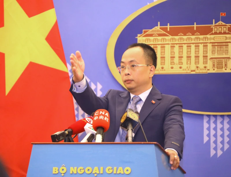 Phó Phát ngôn Bộ Ngoại giao Đoàn Khắc Việt. (Ảnh: Bộ Ngoại giao)