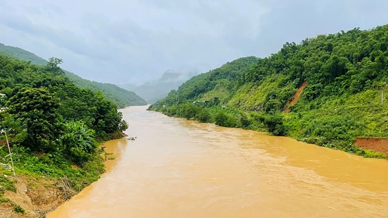 Sông Mã, đoạn huyện qua Quan Hóa. (Ảnh: baothanhhoa.vn)