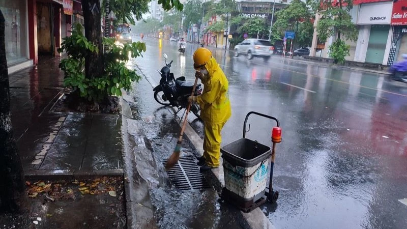 Các điểm thoát nước thường xuyên được kiểm tra và vệ sinh.