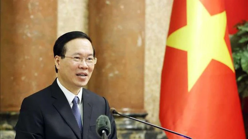 Chủ tịch nước Võ Văn Thưởng. (Ảnh: TTXVN)