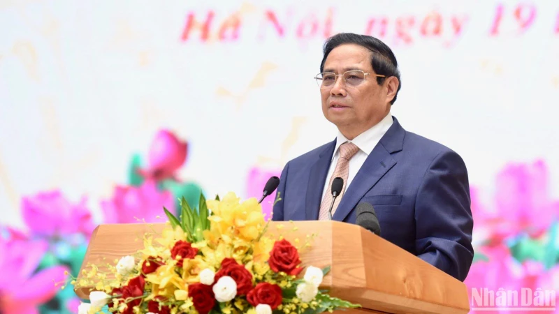 Thủ tướng Phạm Minh Chính chủ trì buổi gặp mặt.