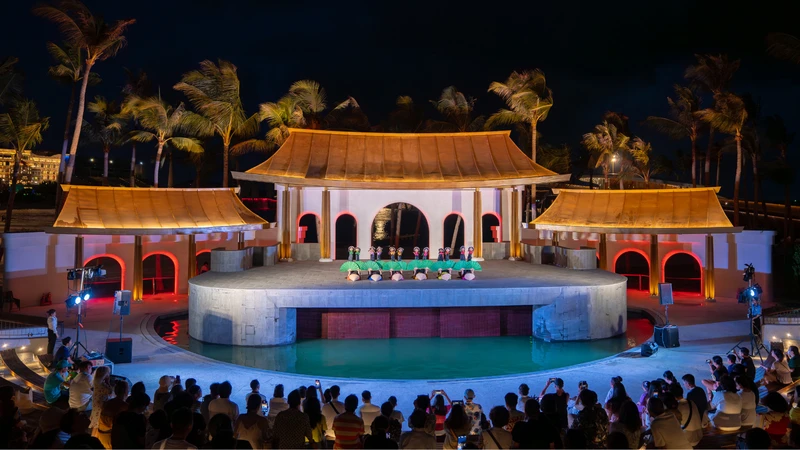 Tạo hình đẹp mắt của các nhân vật trong show “Rối Việt” hứa hẹn sẽ hấp dẫn nhiều khách du lịch. 