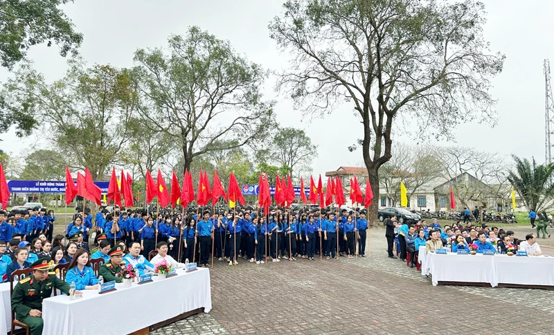 Lễ Lễ khởi động Tháng Thanh niên năm 2025 diễn ra tại huyện Hải Lăng.