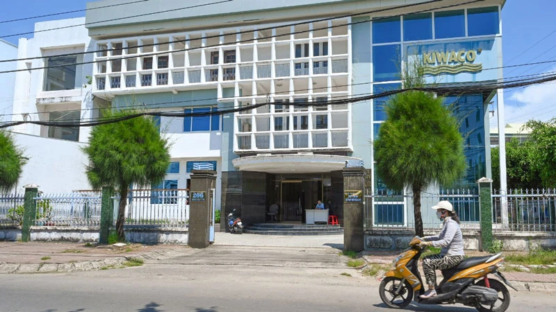 Trụ sở Công ty Trách nhiệm hữu hạn Một thành viên Cấp thoát nước Kiên Giang.